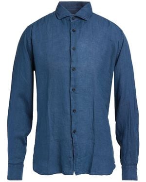 Xacus Shirt Linen - Blue