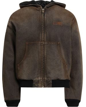MM6 by Maison Martin Margiela Khaki Denim Outerwear Cotton - Brown