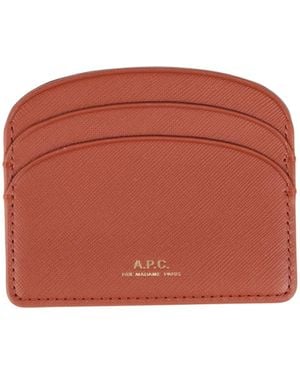 A.P.C. Tarjetero - Rojo