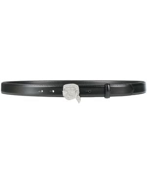 KARL LAGERFELD Belt Leather - White