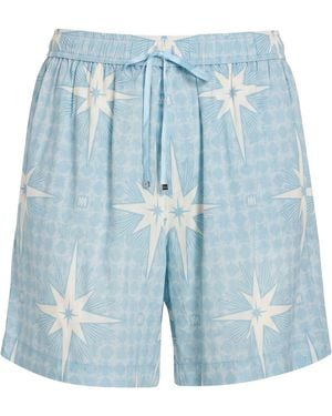 Amiri Shorts & Bermuda Shorts Viscose - Blue