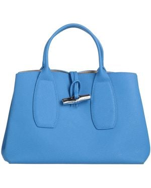 Longchamp Handbag Cowhide - Blue
