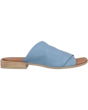 BUENO Light Sandals Leather - Blue