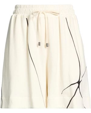 Gentry Portofino Ivory Shorts & Bermuda Shorts Cotton, Polyamide, Cashmere - Natural