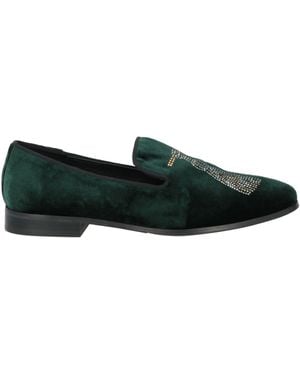 Pedro Miralles Dark Loafers Textile Fibres - Green