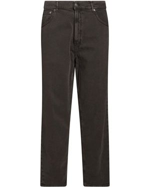 Dondup Trousers Cotton, Elastane - Grey