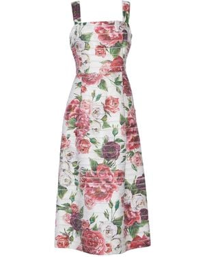 Dolce & Gabbana Vestido midi - Blanco
