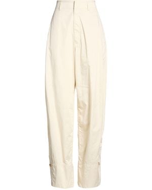 Lemaire Trousers Cotton - White