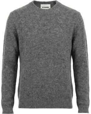 Jil Sander Sweater Alpaca Wool, Virgin Wool, Polyamide - Gray