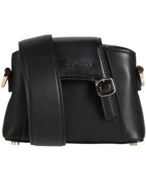 Santoni Cross-Body Bag Leather - Black