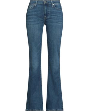 7 For All Mankind Jeans Cotton, Elastane - Blue