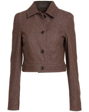 Max Mara Denim Outerwear Cotton - Brown