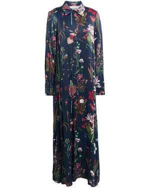 Shirtaporter Midi Dress Viscose - Blue