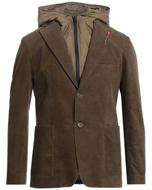 BERNESE Milano Jacket Viscose, Linen - Green
