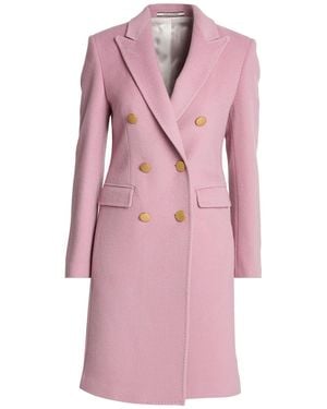 Tagliatore 0205 Coat Virgin Wool, Mohair Wool - Pink