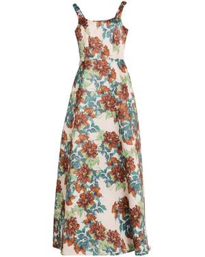 GIADA CURTI RESORT Maxi Dress Polyester - White