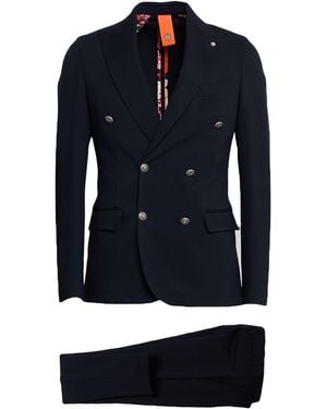 Bharnaba Suit Viscose, Polyamide, Elastane - Blue