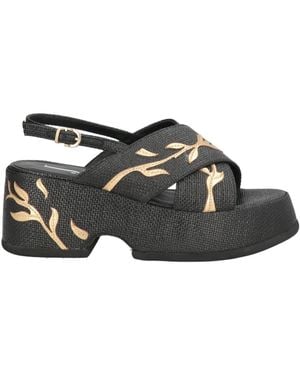 Jeannot Sandals Synthetic Material - Black