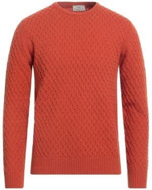 Abkost Rust Jumper Virgin Wool - Red