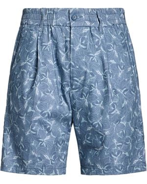 DRYKORN Shorts & Bermuda Shorts Cotton, Polyamide, Elastane - Blue