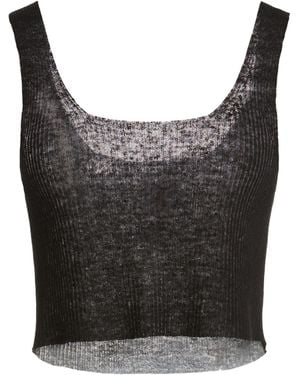 Kontatto Top Linen, Polyamide - Black