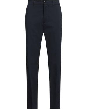People Trousers Cotton, Elastane - Blue