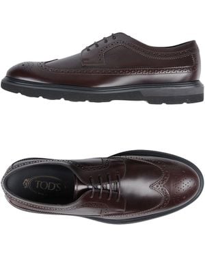 Tod's Lace-Up Shoes Soft Leather - Brown