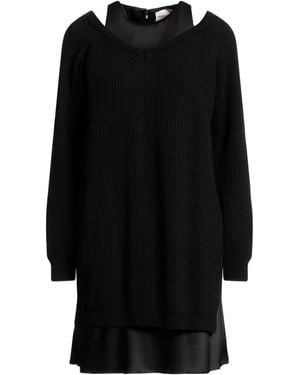 Semicouture Mini Dress - Black