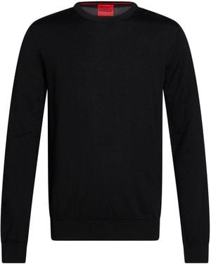 HUGO Sweater Virgin Wool - Black
