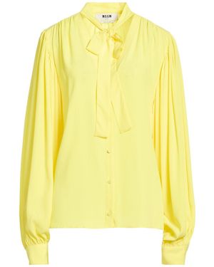 MSGM Shirts - Yellow