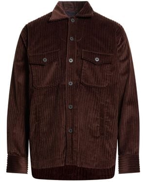 Robert Friedman Chocolate Shirt Cotton - Brown