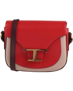 Tod's Cross-Body Bag Calfskin - Red