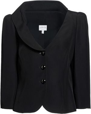 Armani Collezioni Jacket Acetate, Silk - Black