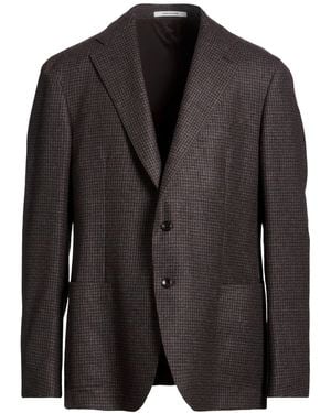 Tagliatore Dark Blazer Super 110S Wool - Black