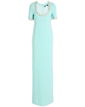 Amen Light Maxi Dress Polyester, Glass, Plastic - Blue