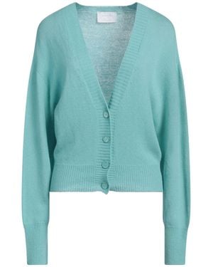 Daniele Fiesoli Cardigan Merino Wool, Cashmere - Blue