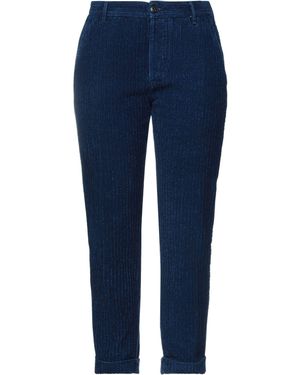 Care Label Trouser - Blue