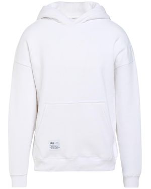 Alpha Industries Sweatshirt Cotton, Polyester - White
