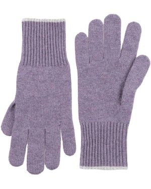 Brunello Cucinelli Guantes - Morado