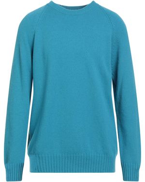Gran Sasso Azure Sweater Cashmere, Virgin Wool - Blue