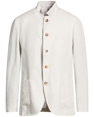 Boglioli Blazer Linen - White