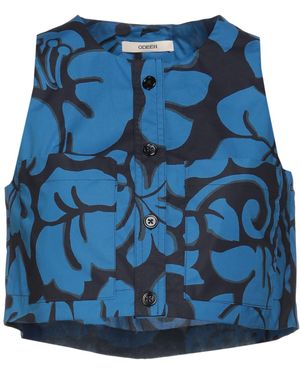 ODEEH Tailored Vest Cotton - Blue