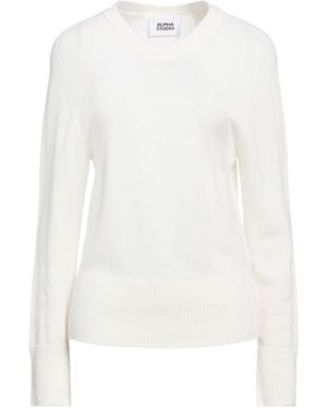 Alpha Studio Pullover - Bianco