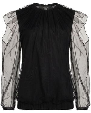 Fabiana Filippi Top Cashmere, Silk - Black