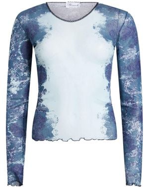 Blumarine Top Polyamide - Blue
