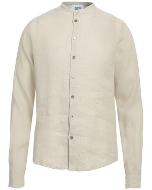 Alpha Studio Shirt Linen - White