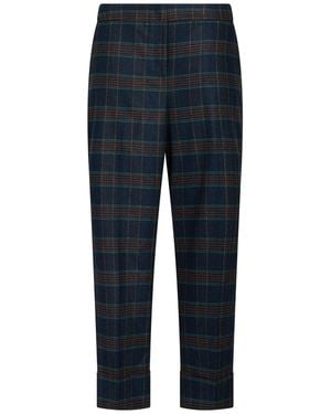 Via Masini 80 Trouser - Blue
