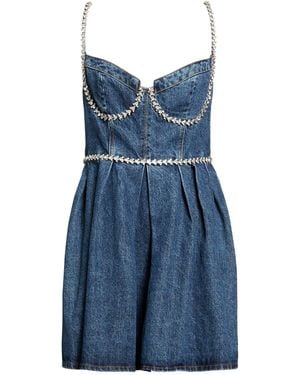 Self-Portrait Mini Dress - Blue