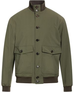 Paltò Gaspare Rip Military Jacket Polyester, Polyamide, Elastane - Green