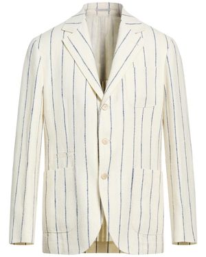Brunello Cucinelli Blazer Linen, Wool, Polyester, Silk - White